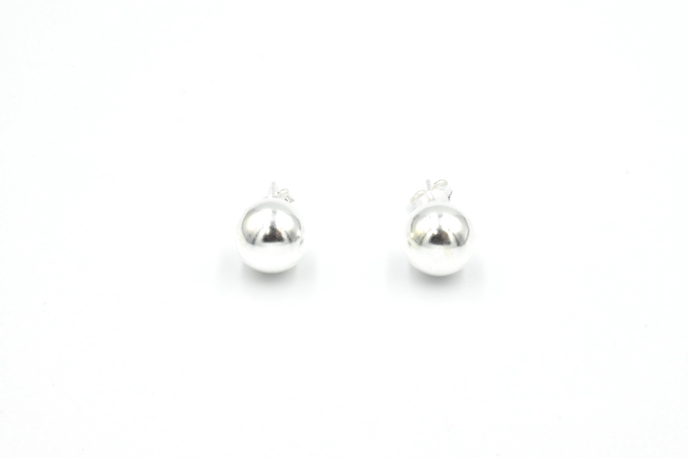 silver earrings