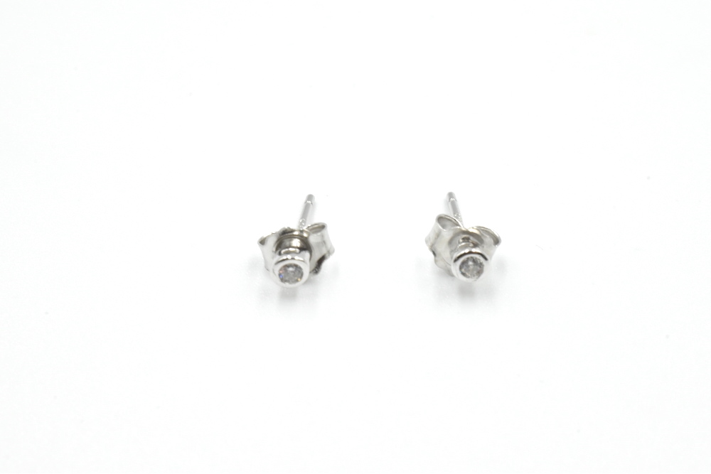 silver earrings