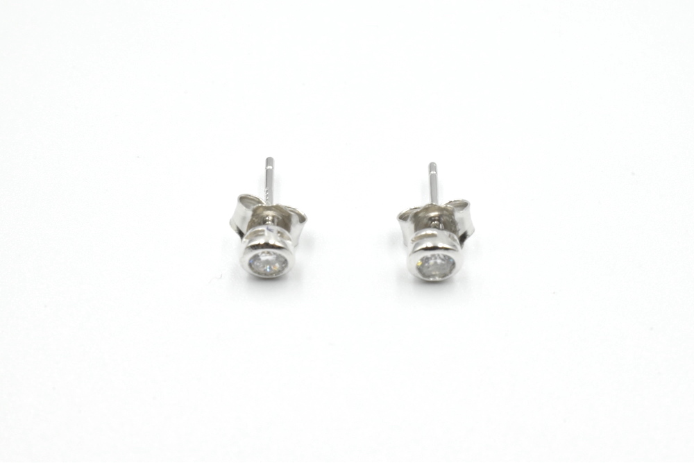 silver earrings