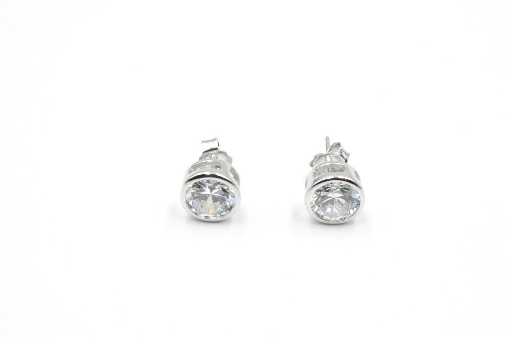 silver earrings