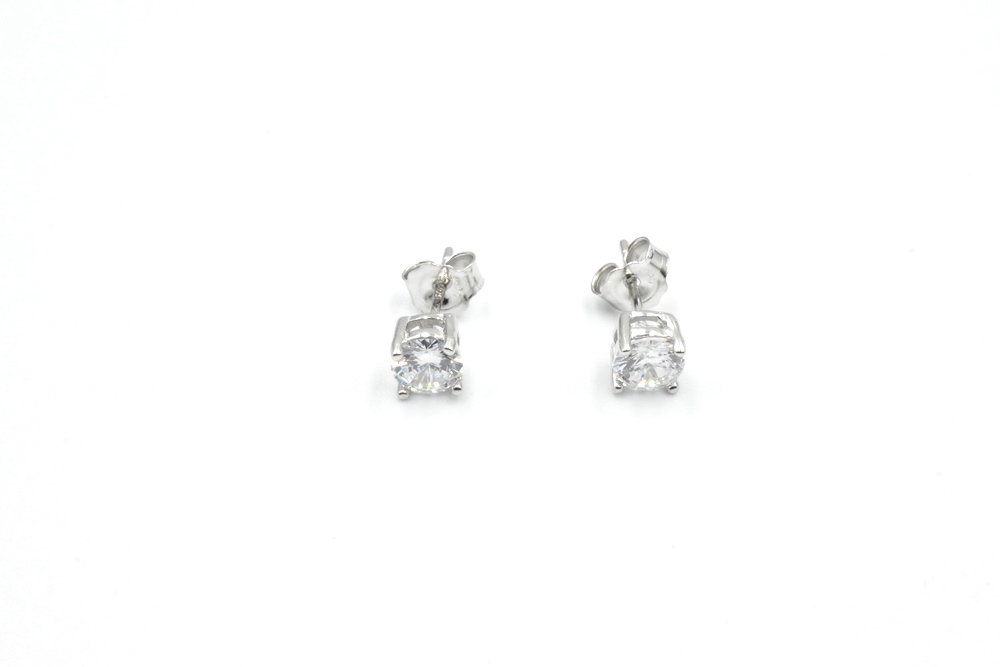 silver earrings