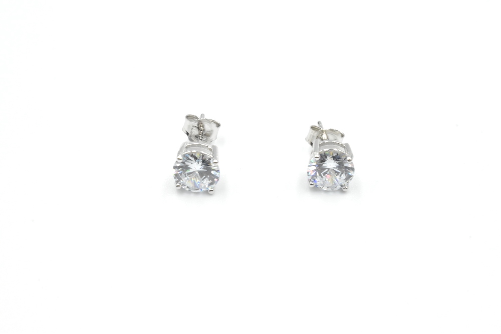 silver earrings