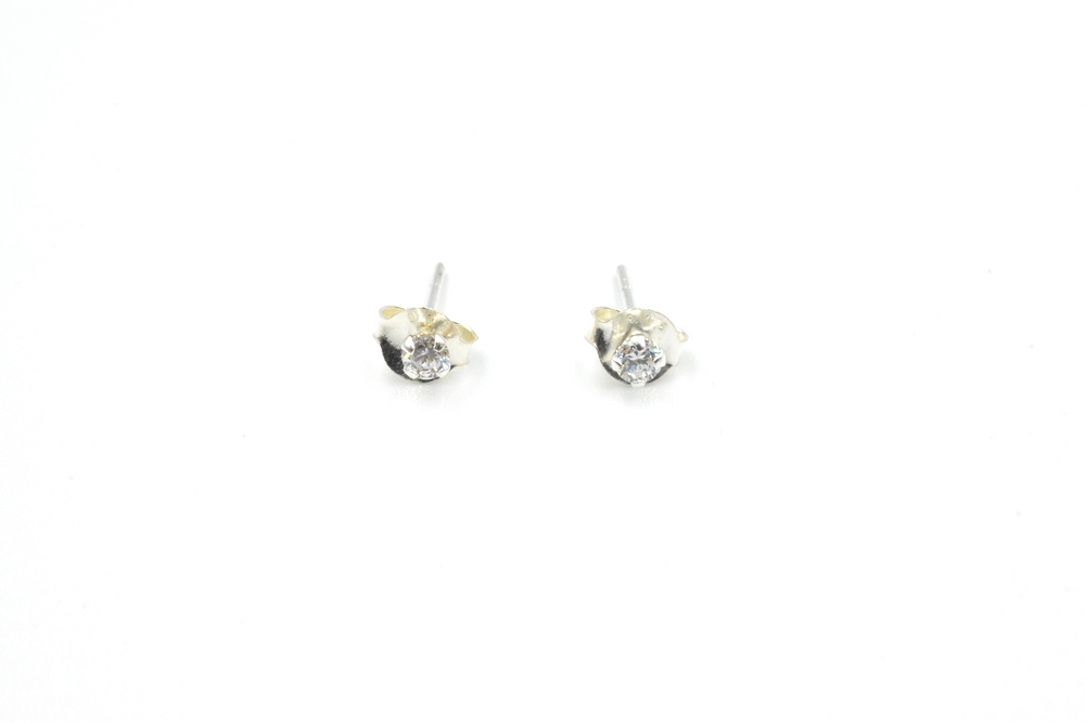 silver earrings