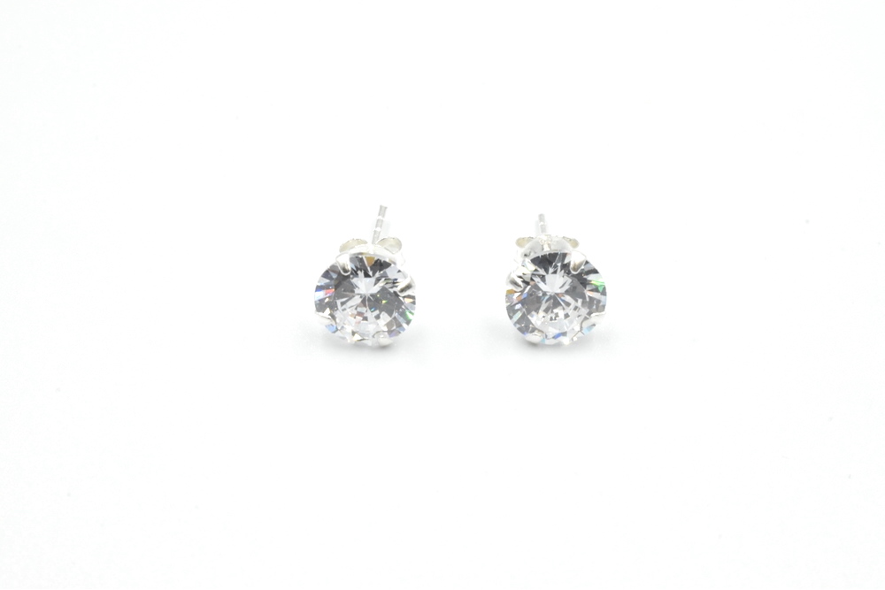silver earrings