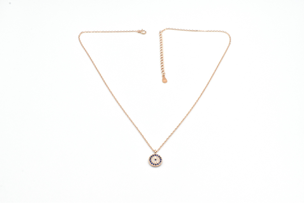 pink gold necklace 