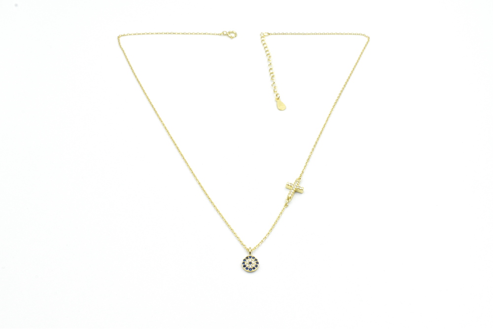 semi-gold necklace 