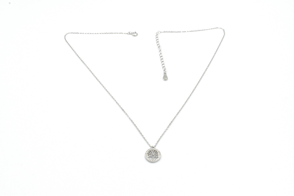 silver necklace 