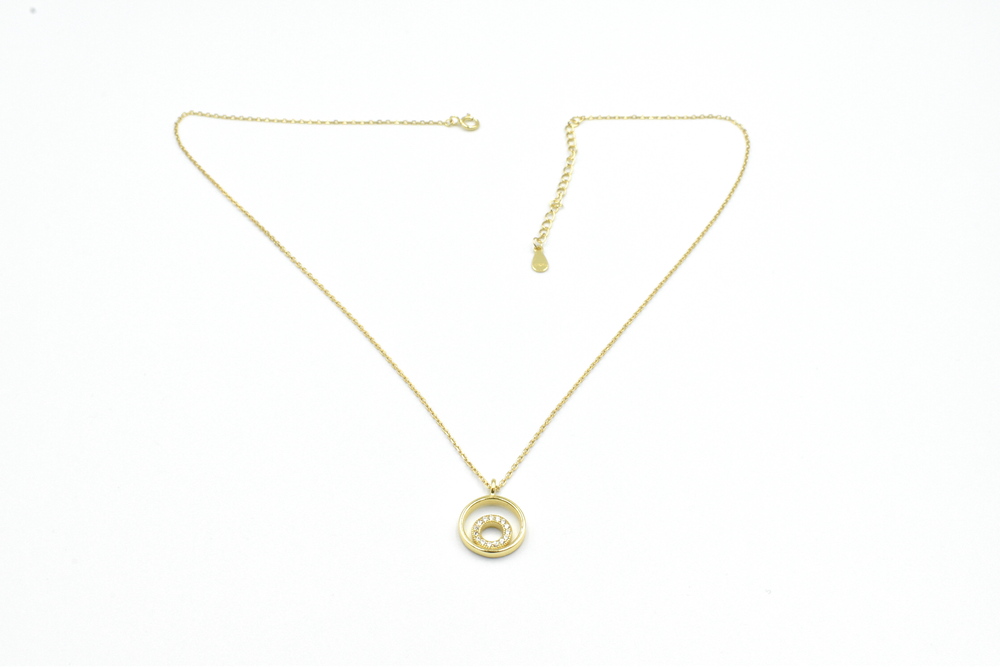 semi-gold necklace 