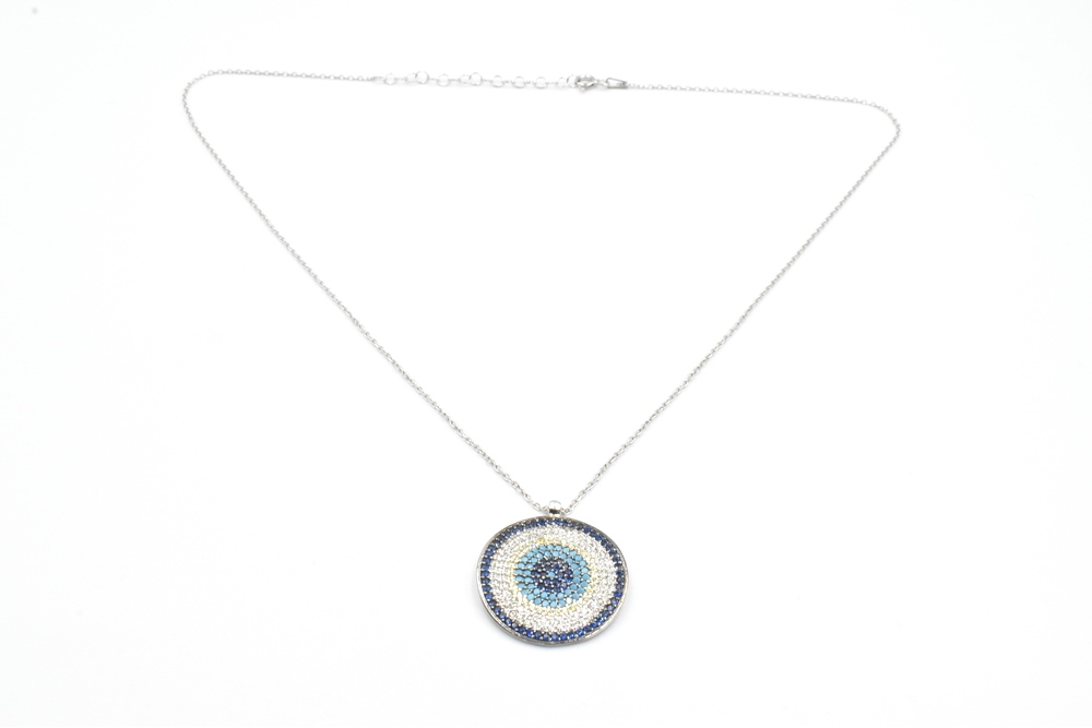 silver necklace