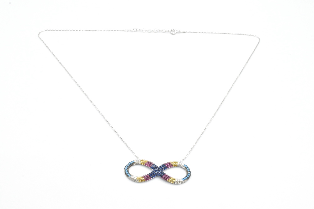 silver necklace