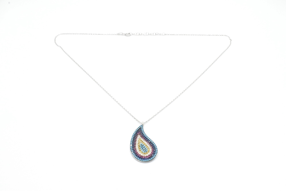 silver necklace