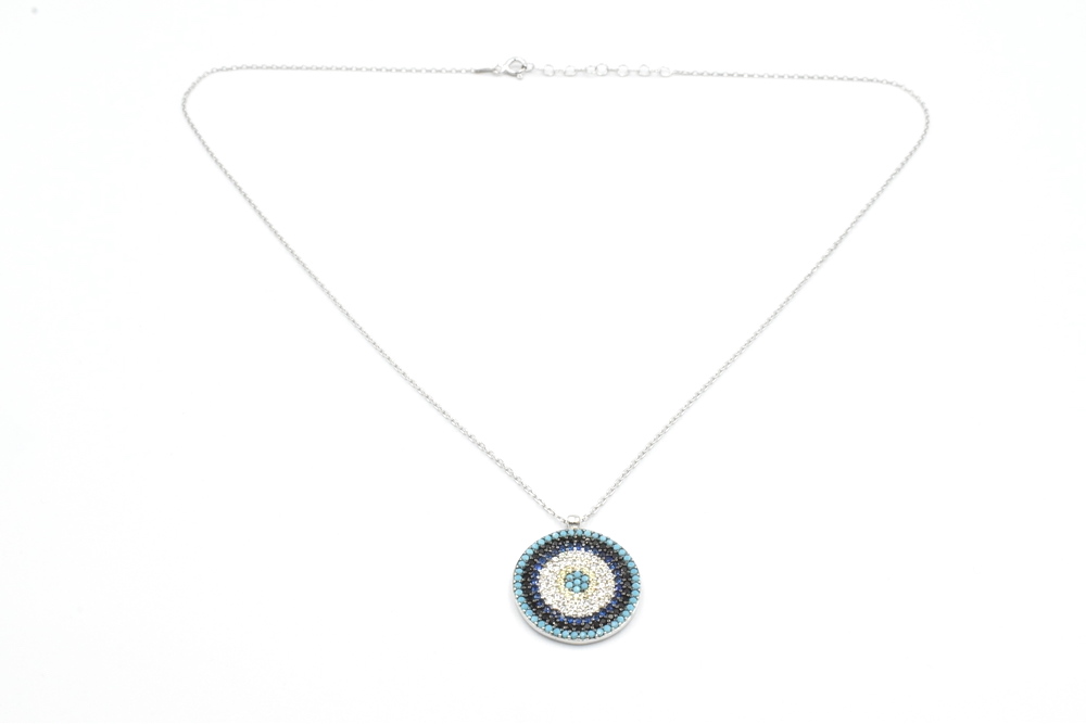 silver necklace
