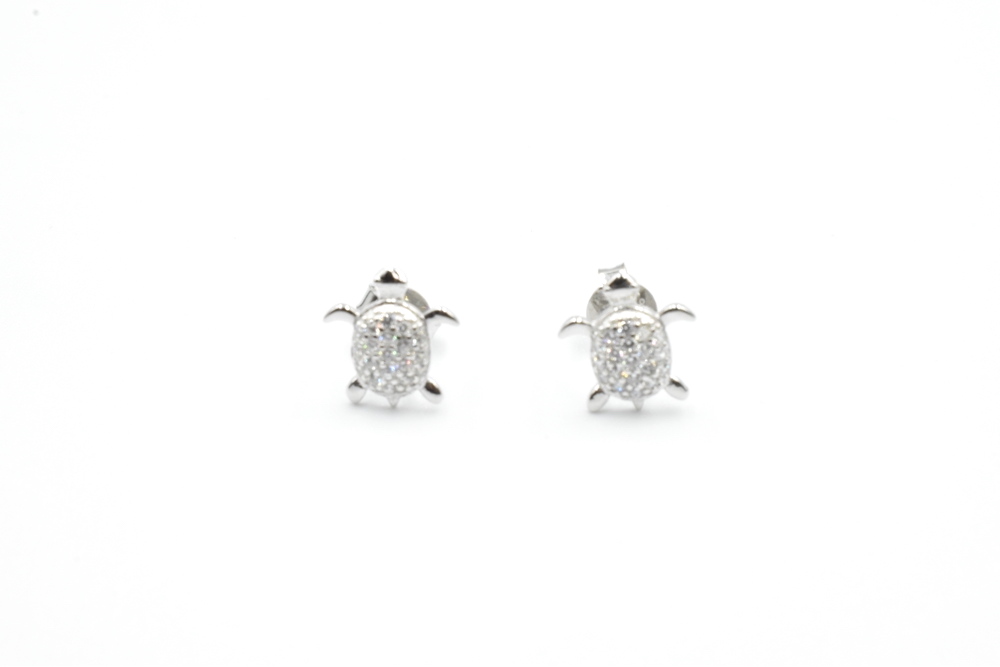 silver earrings