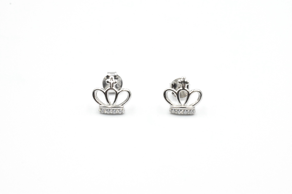 silver earrings