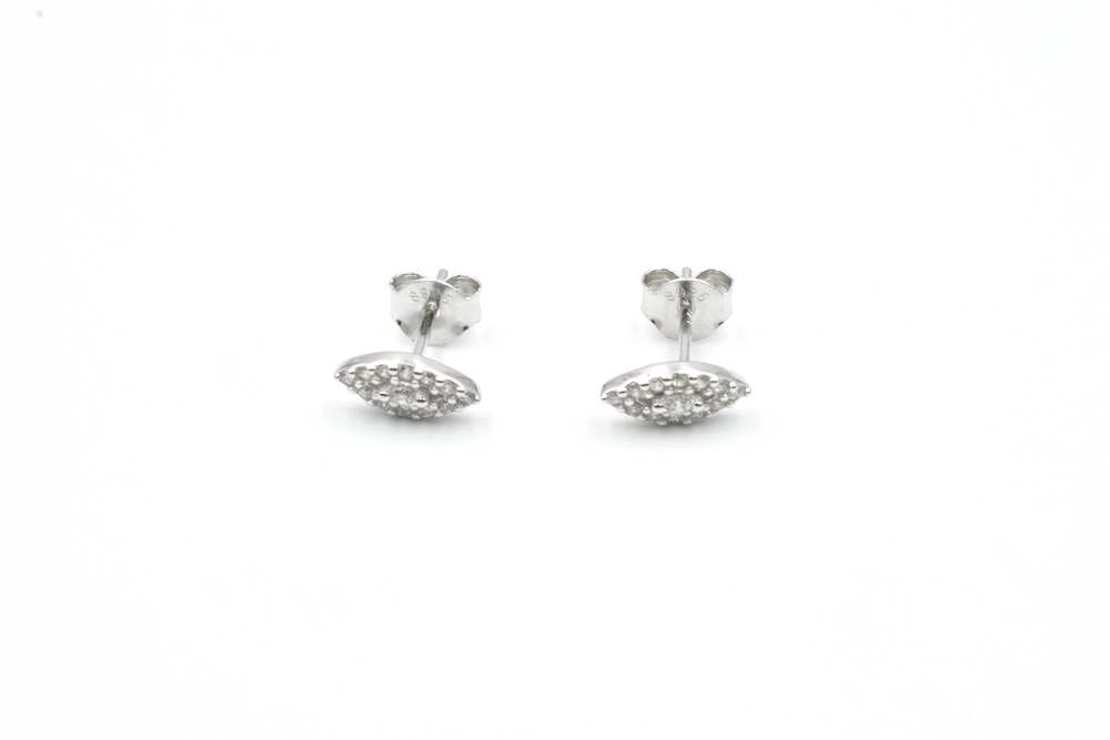 silver earrings