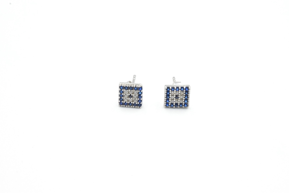 silver earrings