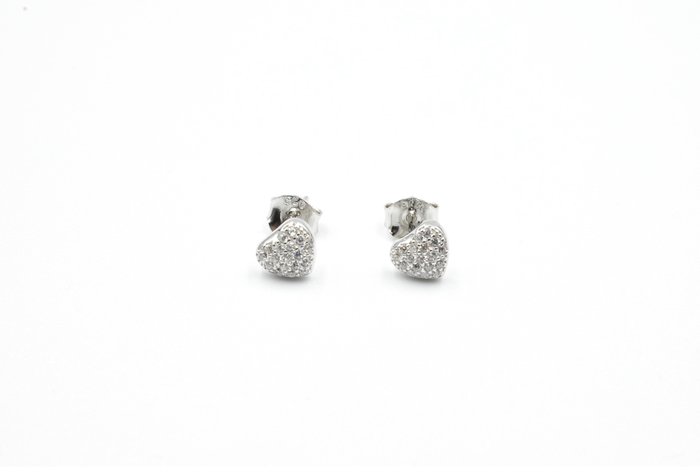 silver earrings